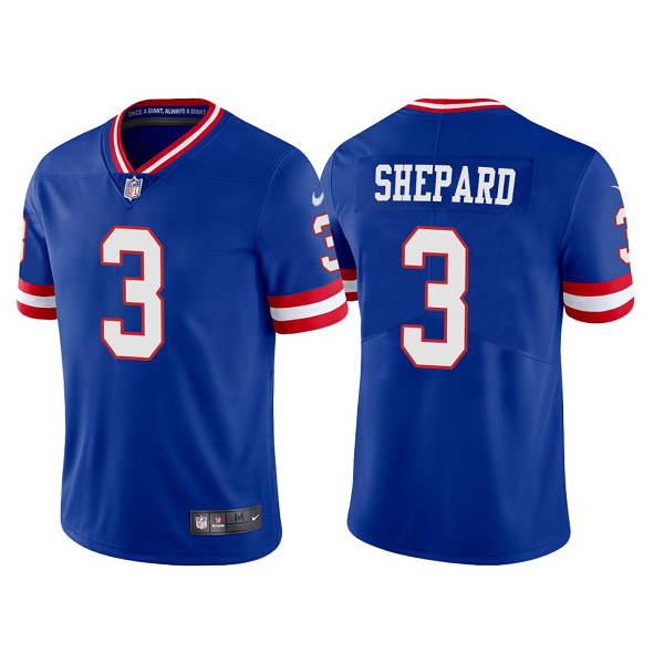 Men's Nike NFL New York Giants Sterling Shepard 2022 Classic Vapor Limited Jersey - Royal