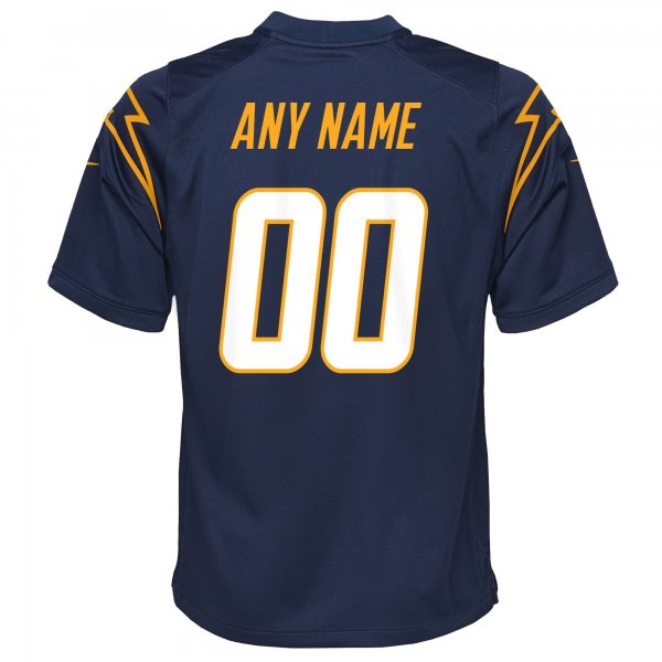 Youth Los Angeles Chargers Nike Navy Alternate Custom Game Jersey