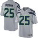 Seattle Seahawks Super Bowl XLVIII #25 Men's Richard Sherman Limited Alternate Grey Jersey