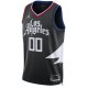 Unisex LA Clippers Jordan Brand Black 2022/23 Swingman Custom Jersey - Statement Edition