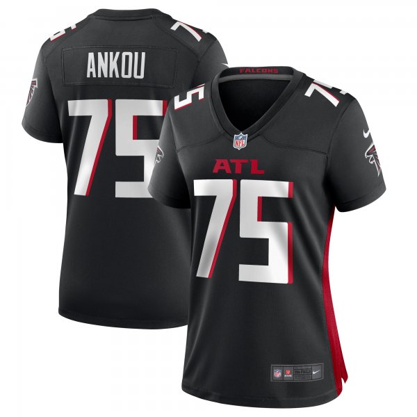 Women's Atlanta Falcons Eli Ankou Nike  Black  Game Jersey