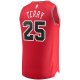 Men's Chicago Bulls Dalen Terry Fanatics Red Fast Break Replica Player Jersey - Icon Edition