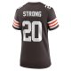 Women's Cleveland Browns Pierre Strong Jr. Nike  Brown Team Game Jersey