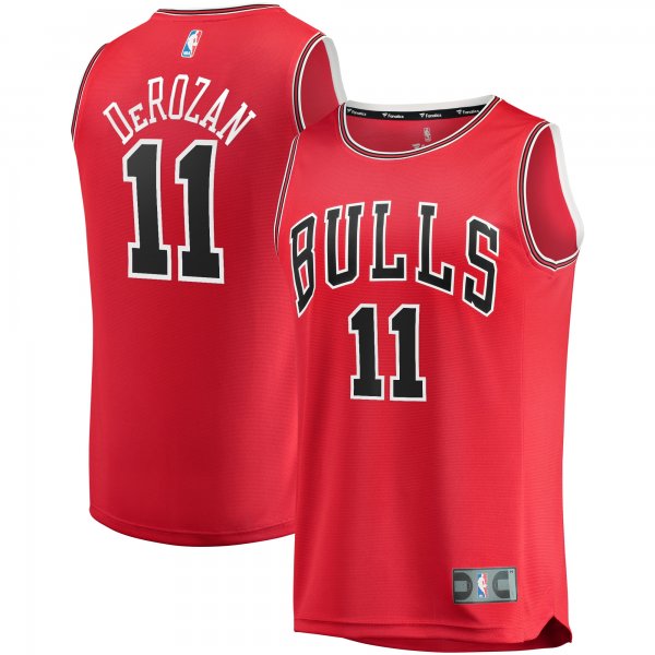 Youth Chicago Bulls DeMar DeRozan Fanatics Red Fast Break Player Jersey - Icon Edition