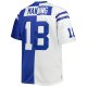 Men's Indianapolis Colts Peyton Manning Mitchell & Ness White/Royal Big & Tall Split Legacy Retired Player Replica Jersey