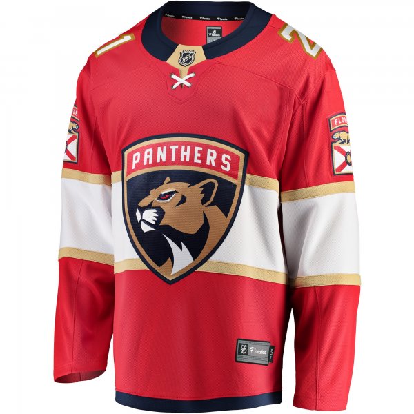 Men's Florida Panthers Nick Cousins Fanatics Red Home Breakaway Player Jersey