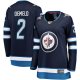 Women's Winnipeg Jets Dylan DeMelo Fanatics Navy Home Breakaway Player Jersey