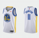 Men's Golden State Warriors #11 Klay Thompson 2022 White 75th Anniversary Stitched NBA Jersey