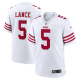 Men's San Francisco 49ers Trey Lance Nike White Player Game Jersey-(2022 New Style)