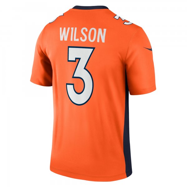 Men's Denver Broncos Russell Wilson Nike Orange Legend Jersey