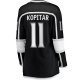 Women's Los Angeles Kings Anze Kopitar Fanatics Black Home Captain Patch Breakaway Player Jersey