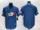 Men's Nike Los Angeles Dodgers Blank Blue Mexico Flag Stitched Cool Base Jersey