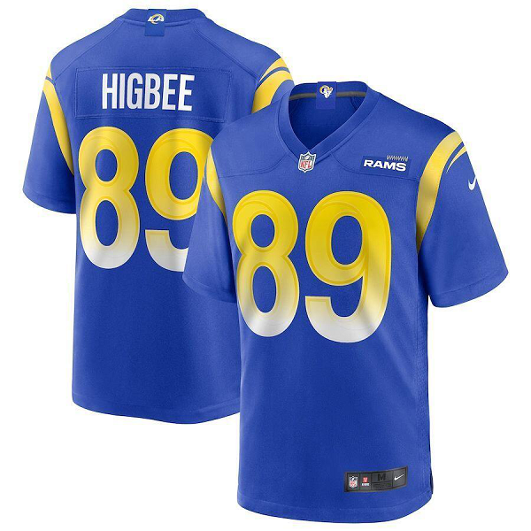 Men's Nike Los Angeles Rams #89 Tyler Higbee Royal NFL limited Stitched Jersey