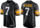 Men's Nike Pittsburgh Steelers #7 Ben Roethlisberger 2018 Throwback Replica Jersey