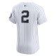 Men's New York Yankees Derek Jeter Nike White Home Elite Jersey