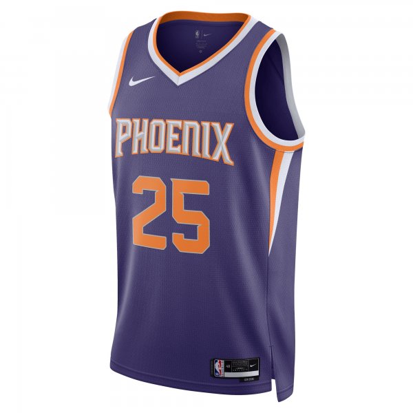 Unisex Phoenix Suns Mikal Bridges Nike Purple Swingman Jersey - Icon Edition