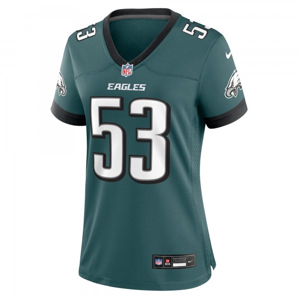 Women's Philadelphia Eagles Zack Baun Nike Midnight Green  Game Jersey