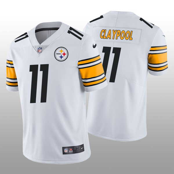 Pittsburgh Steelers #11 Chase Claypool White Vapor Limited Men's Jersey