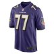 Men's Baltimore Ravens Daniel Faalele Nike Purple Player Game Jersey