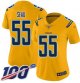 Women's Nike Los Angeles Chargers #55 Junior Seau Limited Gold Inverted Legend 100th Season Football Jersey