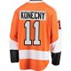 Men's Philadelphia Flyers Travis Konecny Fanatics Orange Breakaway Player Jersey