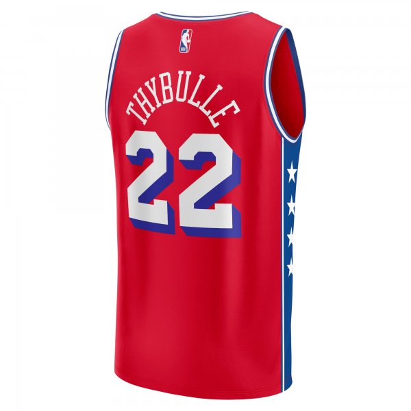 Men's Philadelphia 76ers Matisse Thybulle Fanatics Red Fast Break Replica Player Jersey - Statement Edition