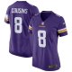 Women's Minnesota Vikings Kirk Cousins Nike Purple Player Jersey