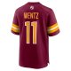 Men's Washington Commanders Carson Wentz Nike Burgundy Game Jersey