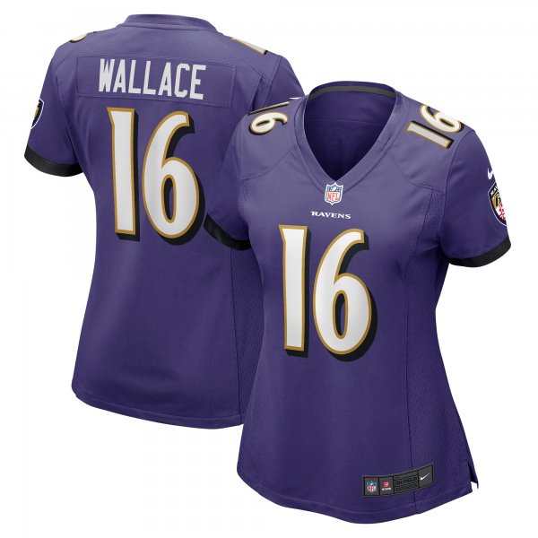 Women's Baltimore Ravens Tylan Wallace Nike Purple Game Jersey