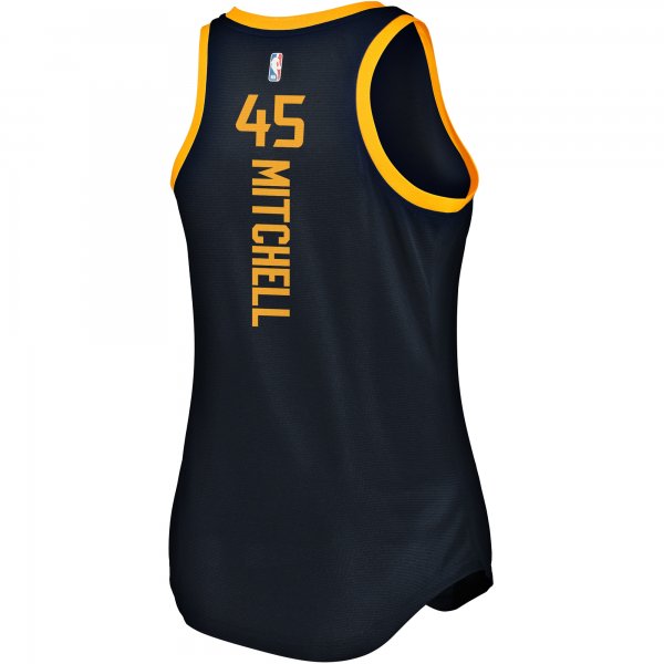 Women's Utah Jazz Donovan Mitchell Fanatics Navy Fast Break Team Tank Jersey - Icon Edition