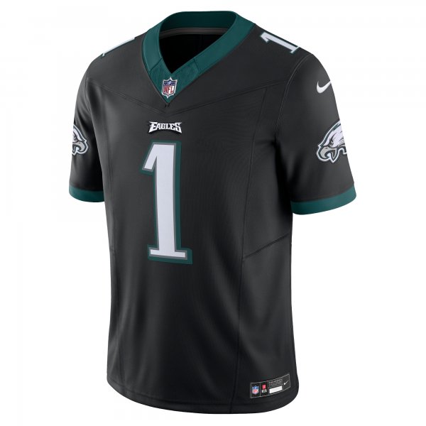 Men's Philadelphia Eagles Jalen Hurts Nike Black Vapor F.U.S.E. Limited Jersey