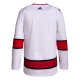 Men's Carolina Hurricanes adidas White Away Primegreen Jersey