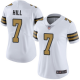 Women's New Orleans Saints #7 Taysom Hill WhiteStitched NFL Limited Rush Jersey