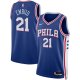 Unisex Philadelphia 76ers Joel Embiid Nike Royal Swingman Jersey - Icon Edition