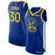 Men's Nike Golden State Warriors #30 Stephen Curry Royal Badge NBA Jersey