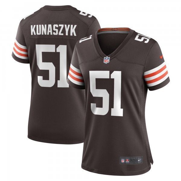 Women's Cleveland Browns Jordan Kunaszyk Nike Brown Game Player Jersey