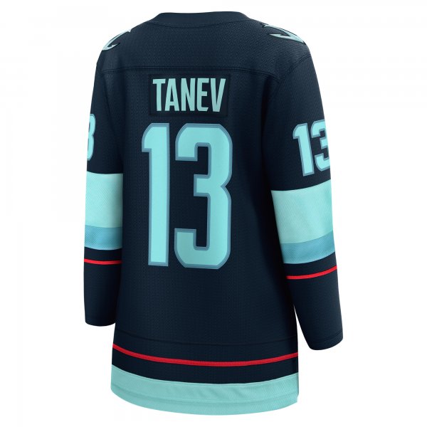 Women's Seattle Kraken Brandon Tanev Fanatics Deep Sea Blue Home Premier Breakaway Player Jersey