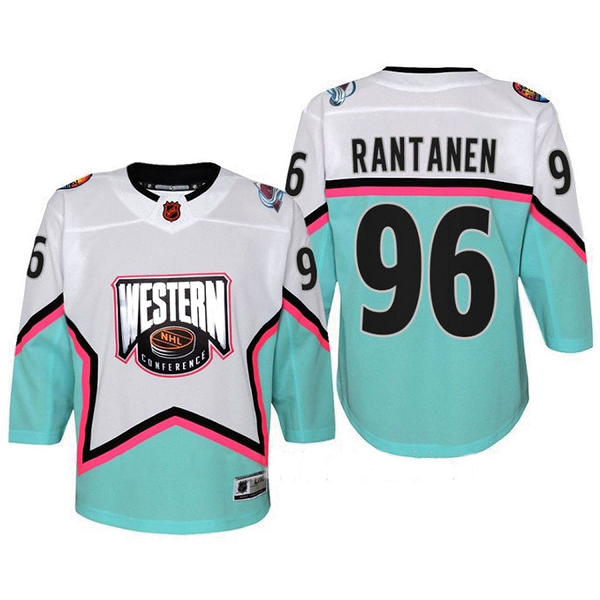 Men's NHL Colorado Avalanche Mikko Rantanen Western All Star #96 Jersey