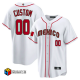 Mexico Baseball Custom 2023 World Baseball Classic White Classic Jersey