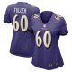 Women's Baltimore Ravens Kyle Fuller Nike  Purple  Game Jersey