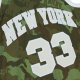 Men's New York Knicks Patrick Ewing Mitchell & Ness Camo Hardwood Classics 1991/92 Ghost Green Swingman Jersey