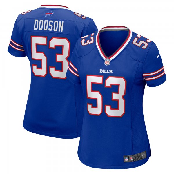 Women's Buffalo Bills Tyrel Dodson Nike Royal Game Jersey