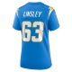 Women's Los Angeles Chargers Corey Linsley Nike Powder Blue Game Player Jersey