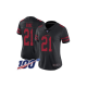 Women's Nike San Francisco 49ers #21 Frank Gore Black Alternate 100th Season Vapor Untouchable Jersey