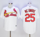 St. Louis Cardinals #25 Mark McGwire White New Cool Base Stitched MLB Jersey