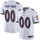 Men's Nike Baltimore Ravens Customized White Vapor Untouchable Custom Limited NFL Jersey