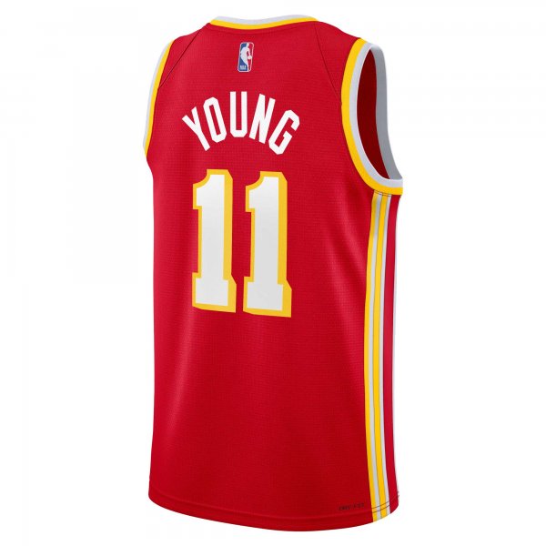 Youth Atlanta Hawks Trae Young Nike Red Swingman Jersey - Icon Edition