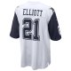 Men's Dallas Cowboys Ezekiel Elliott Nike White Alternate Game Jersey