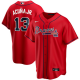 Men's Nike Atlanta Braves #13 Ronald Acuna Jr. Red Alternate 2020 MLB Jersey