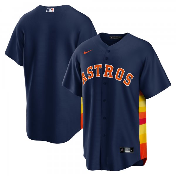 Men's Houston Astros Nike Navy Alternate Replica Team Jersey